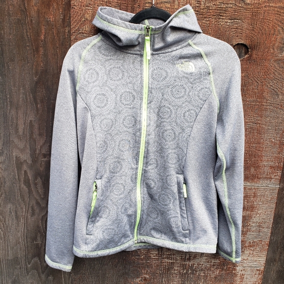 2/$15 North Face Zip Up Sweatshirt Jacket Girls Size XL (18) - Picture 2 of 6